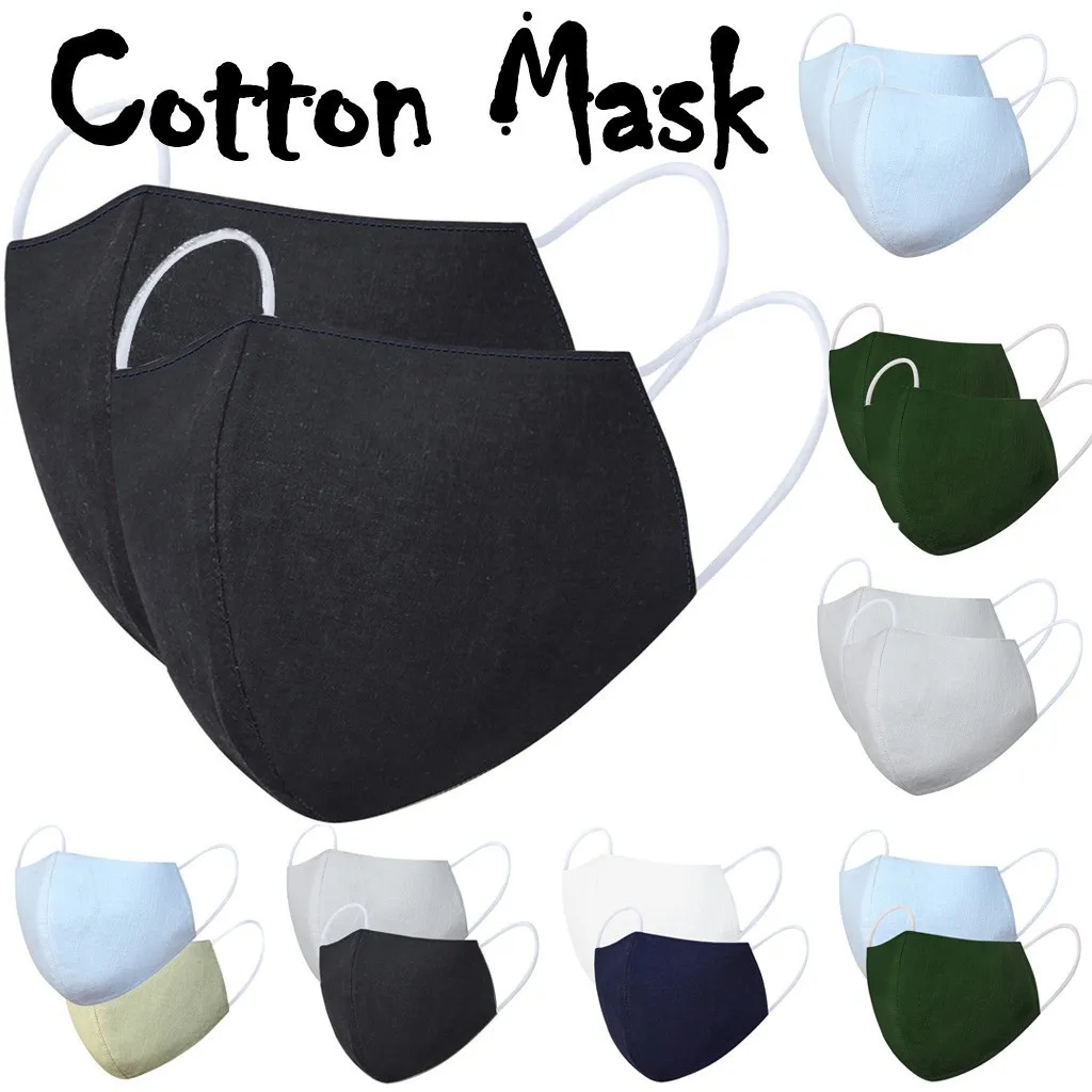 Reusable Cotton Mask Trending Now Multi Color Face Cover Bestseller Breathable Mouth Guard Cotton Linen Dustproof Washable T1