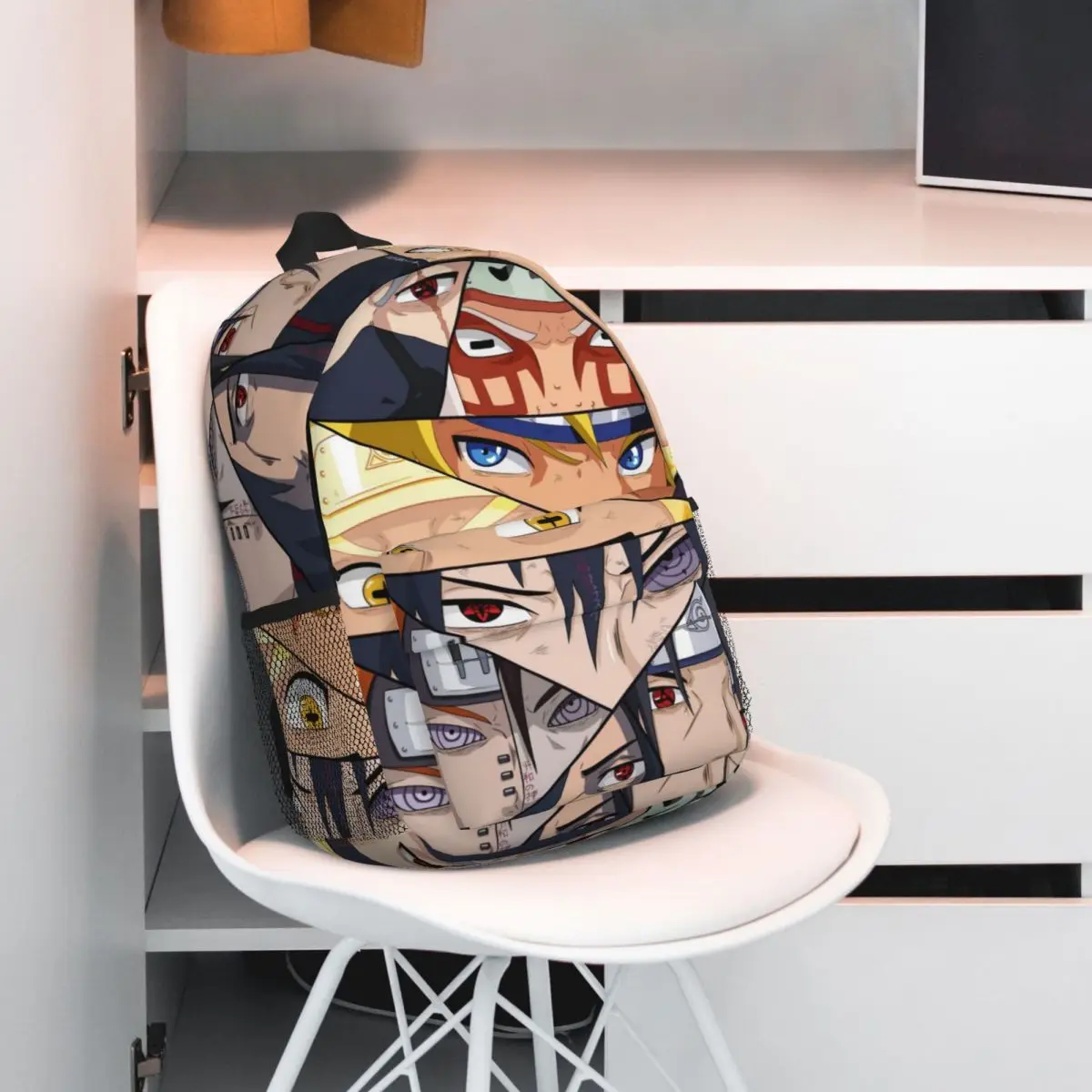 Naruto Compact 15-Zoll-Rucksack-stilvolle leichte Tasche perfekt für Studenten und Pendler