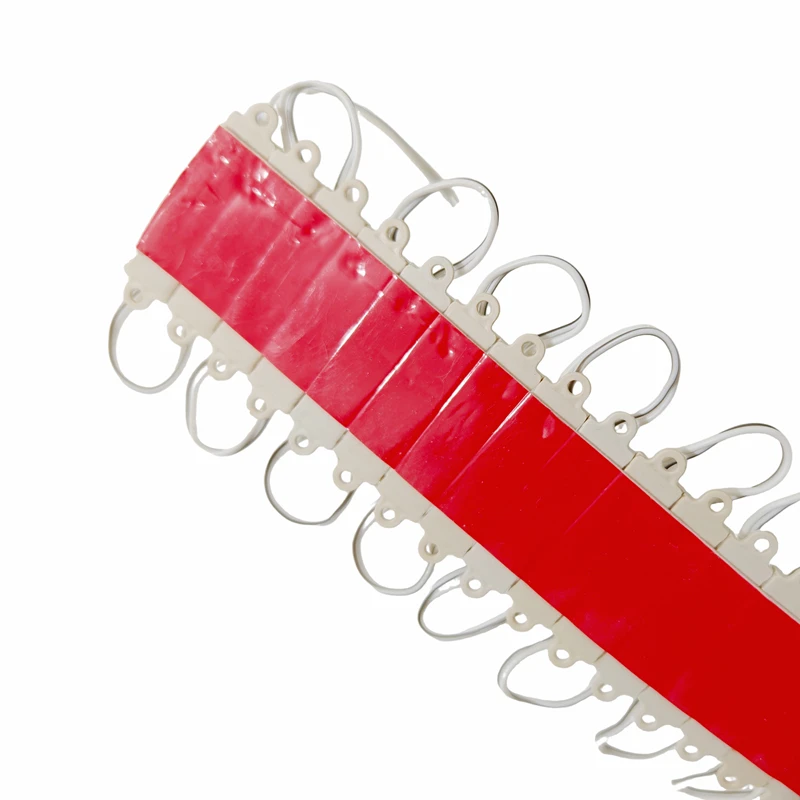 200 قطعة وحدة مصباح تلفزيون Led صغير تيار مستمر 12 فولت 5054 2LED وحدات 0.6 واط مقاوم للماء الخلفية الإعلان ضوء تصميم أكثر إشراقا