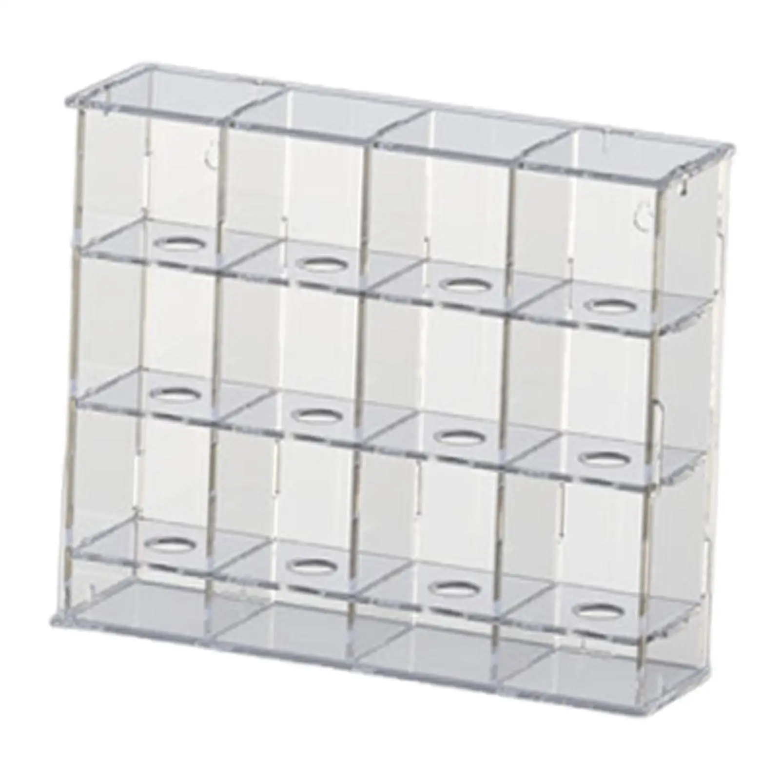 Wall Mounted Acrylic Golf Ball Display Rack Transparent Organizer Shelf for Golf Goods and Gifts