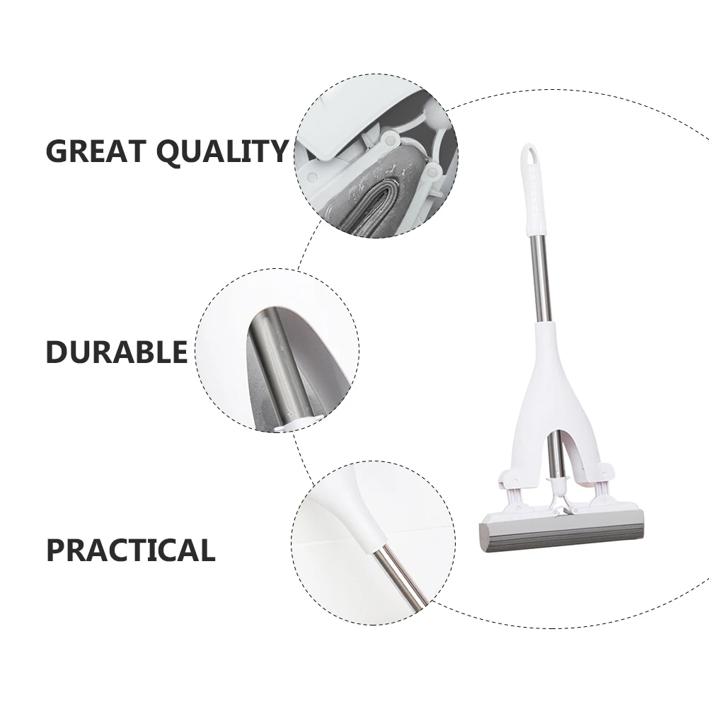 1pc Baby Light Stainless Steel PP PVA Mini for Kids Classroom Home Small Spaces Dust Removal Portable Sweeper for Child