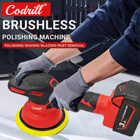 8 Gears Digital Display Cordless Car Polisher Electric Polisher Auto Car Waxing Polishing Machine For Milwaukee Battery PIN