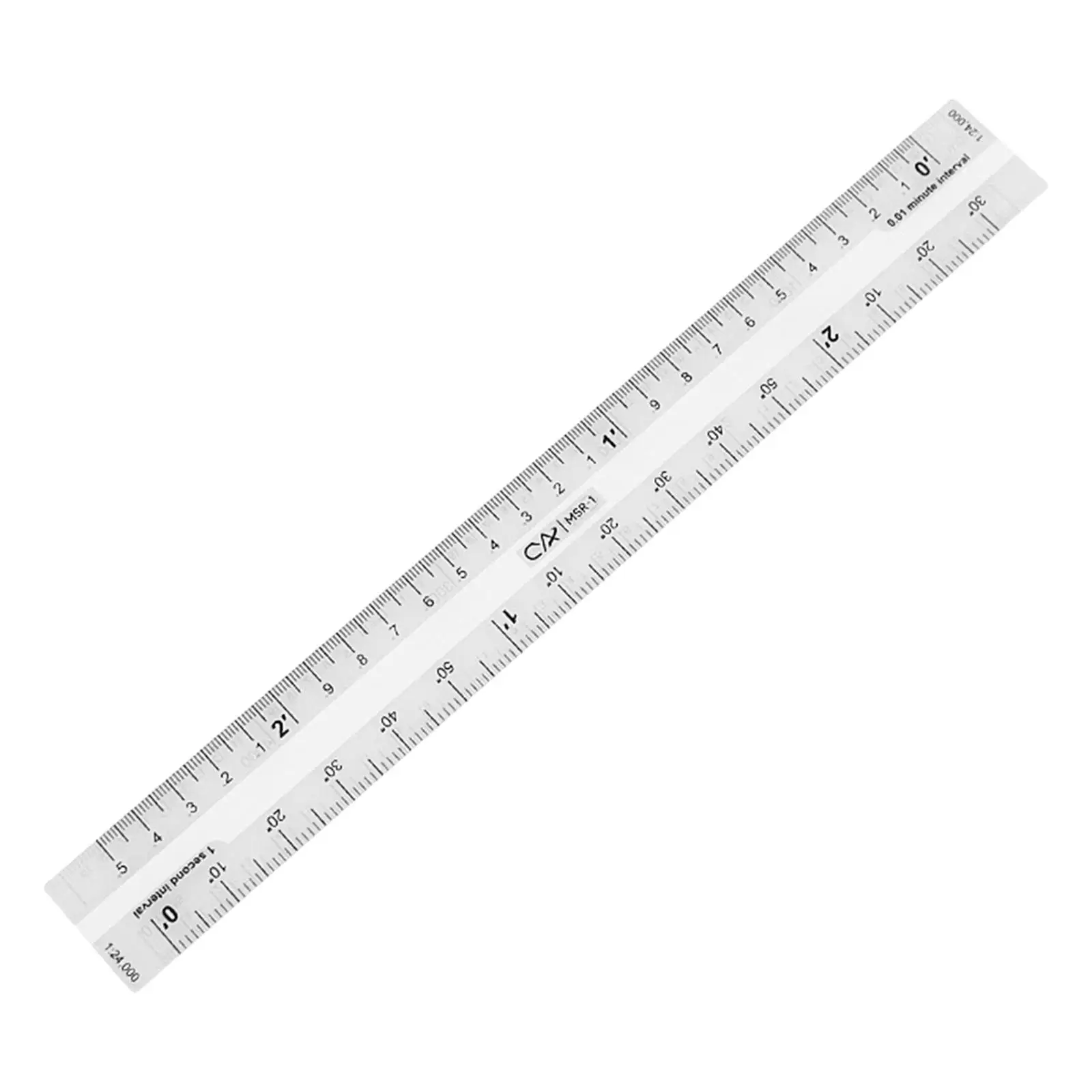 Straight Ruler Transparent School 1:24000 Protractor Portable Maptool for Poltting Utm, Usng, Mgrs Coordinates Traveling Outdoor