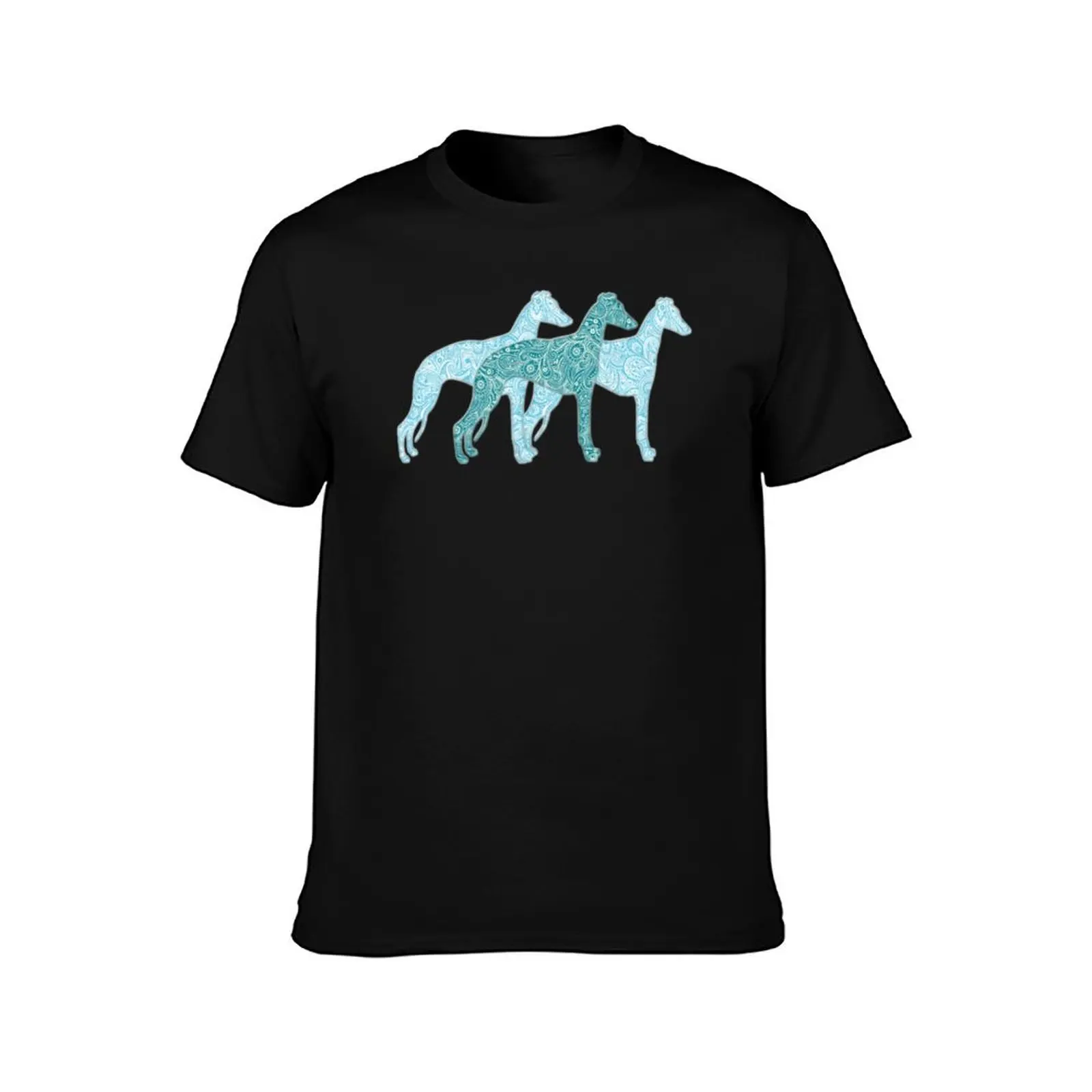 Paisley whippet trilogy T-Shirt Halloween Casual T-Shirt