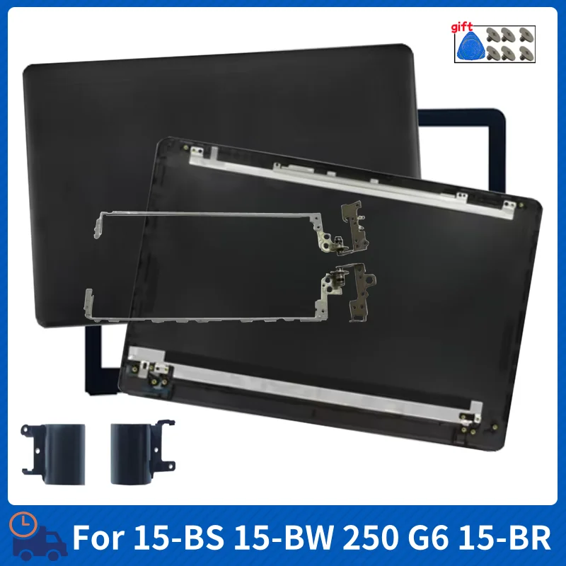 

Для ноутбука 15-BS 15-BR 15-BW 15Z-BW 250 255 G6 TPN-C129, задняя крышка ЖК-дисплея, передняя панель/петли ЖК-дисплея, замена задней крышки, верхний чехол
