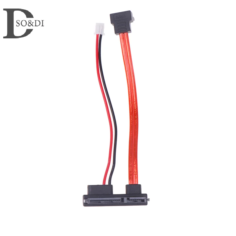 1PCS SATA To IDE Hard Drive Power Adapter Cable 90 Degree Angle 22P 7+15Pin 13cm SATA Hard Drive Cable Data Cable