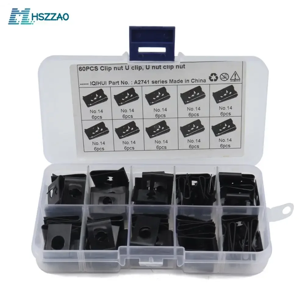 

60 шт. скоростные крепления U-образная гайка, шпиль, гаечный зажим, автозажимы для автомобилей, мотоциклов, кораблей и т. д.