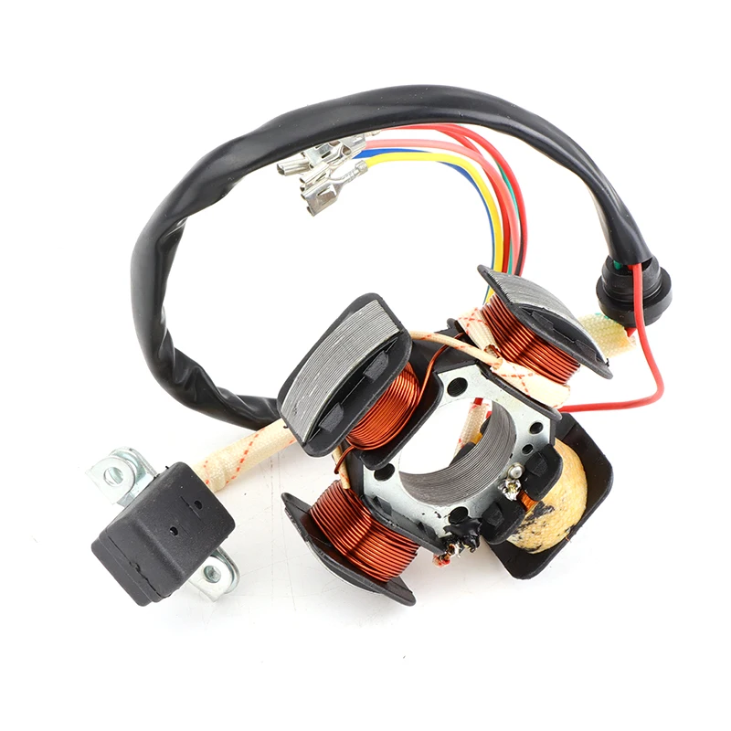 4-Coil Stator Magneto Coil 4 Pole Plate Ignition Foot starter For honda CG125 150CC CB 125