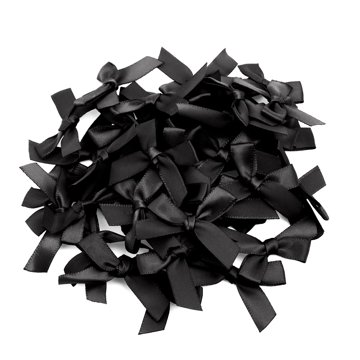 24 Stuks Satijnen Lint Strikken – 5 Cm Breed – Voor DIY, Bruiloft, Kaarten Maken En Decoratie (roze)