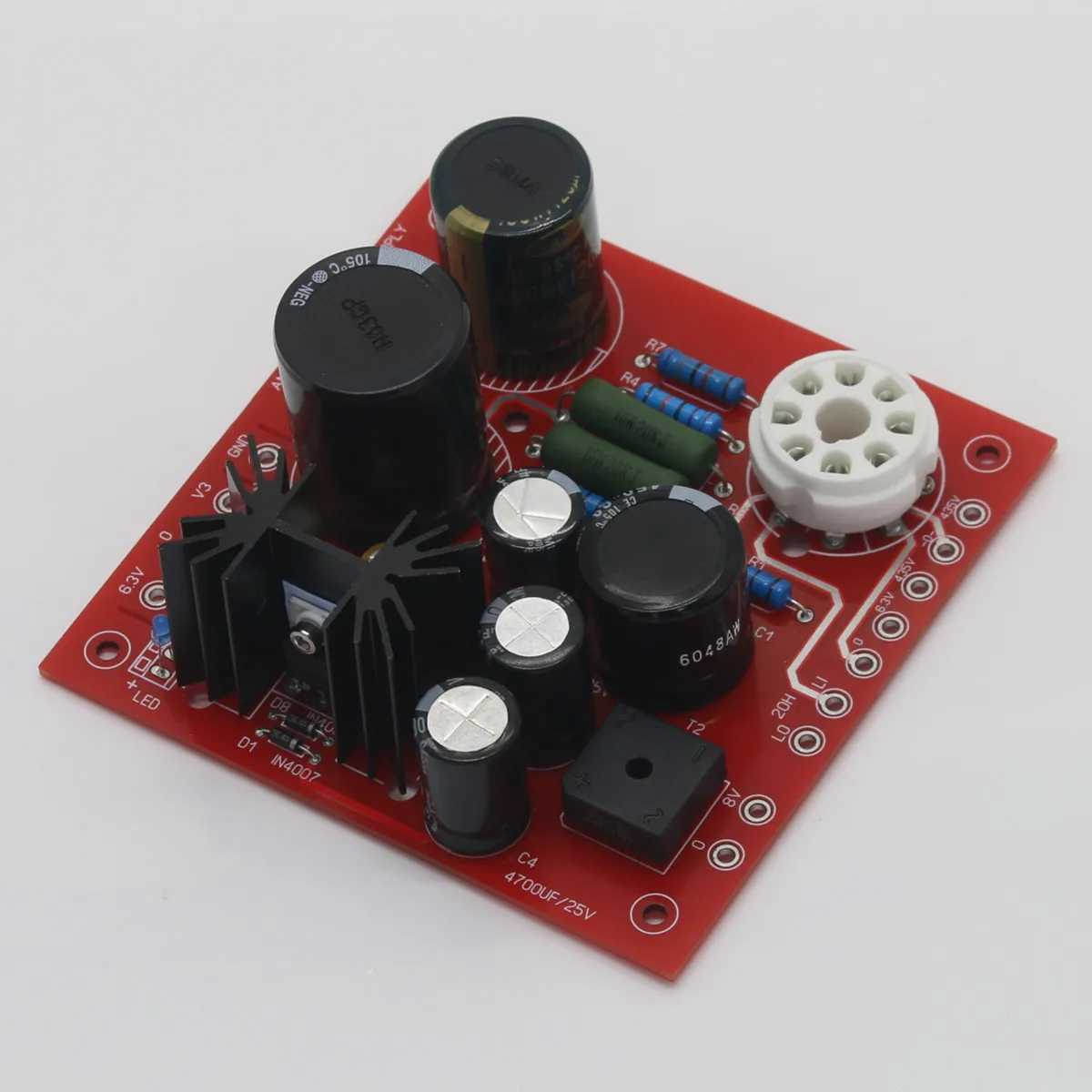 HiFi ANK M2 6SN7 튜브 프리앰프 보드 키트 +전원 공급 장치 보드 키트