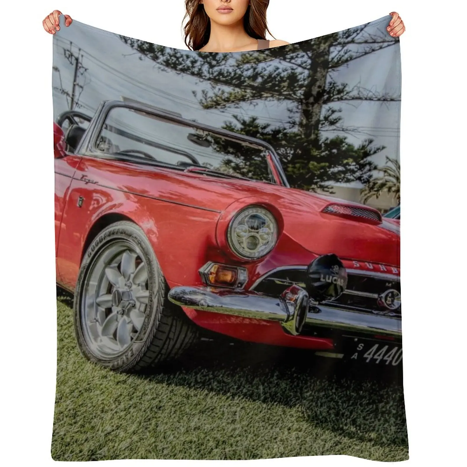 

Sunbeam Tiger in red Throw Blanket Luxury Designer Thin heavy to sleep For Decorative Sofa Blankets