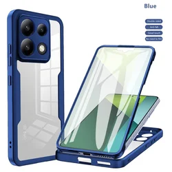 Funda de doble protección para teléfono móvil, cubierta completa para POCO X6 Pro M6 Pro F5 Pro X5 X4 GT X4 Pro M4 Pro F3 X3 Pro C65