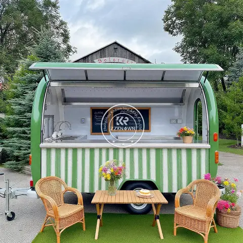 Carro de comida de concesión, gran oferta, remolque de panadería, Catering, carrito móvil para aperitivos y café, remolque de camión de comida con cocina completa