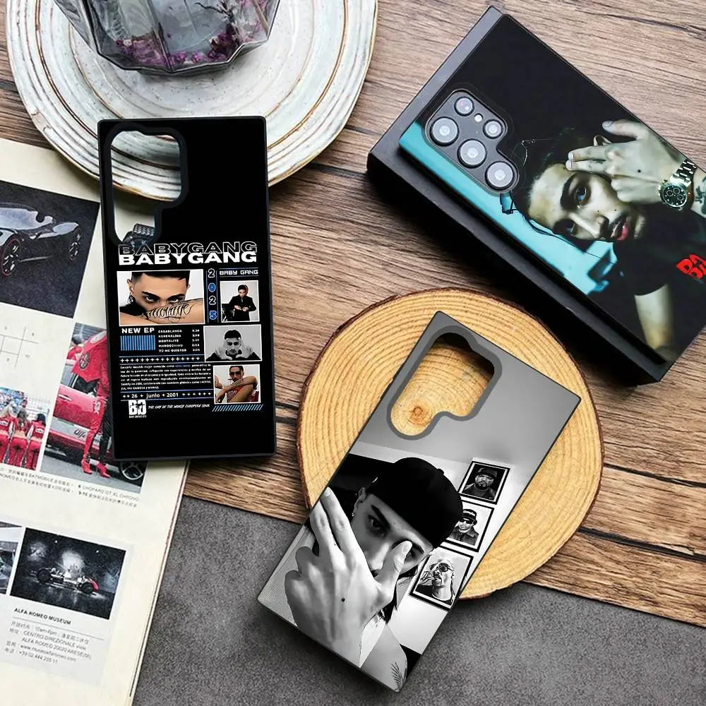 

Baby G-Gang Album Phone Case For Samsung Galaxy A 91,80,73,72,71,53,52,51,22,5G Shockproof Soft Black Cover