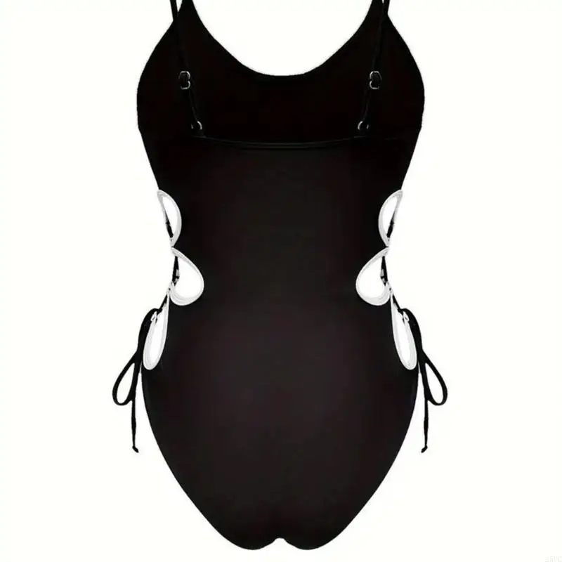 أزياء الجوف خارج بدلة السباحة للنساء 1 قطعة ملابس السباحة السيدات رفع المايوه انقطاع ملابس بحر