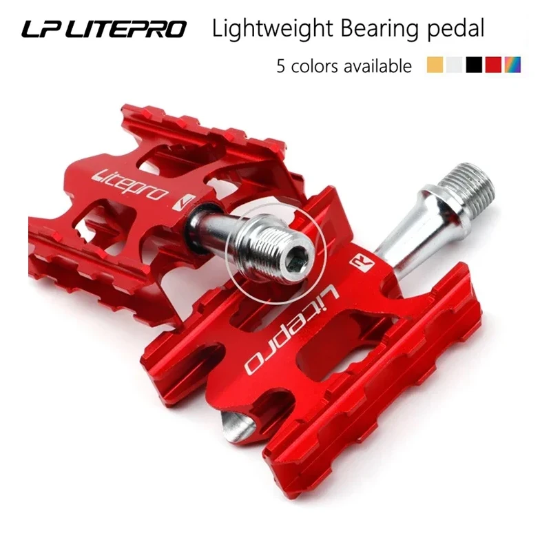 

Велосипедная педаль Litepro K3, герметичный подшипник из алюминиевого сплава, противоскользящая прочная велосипедная педаль для MTB, складные детали для велосипеда