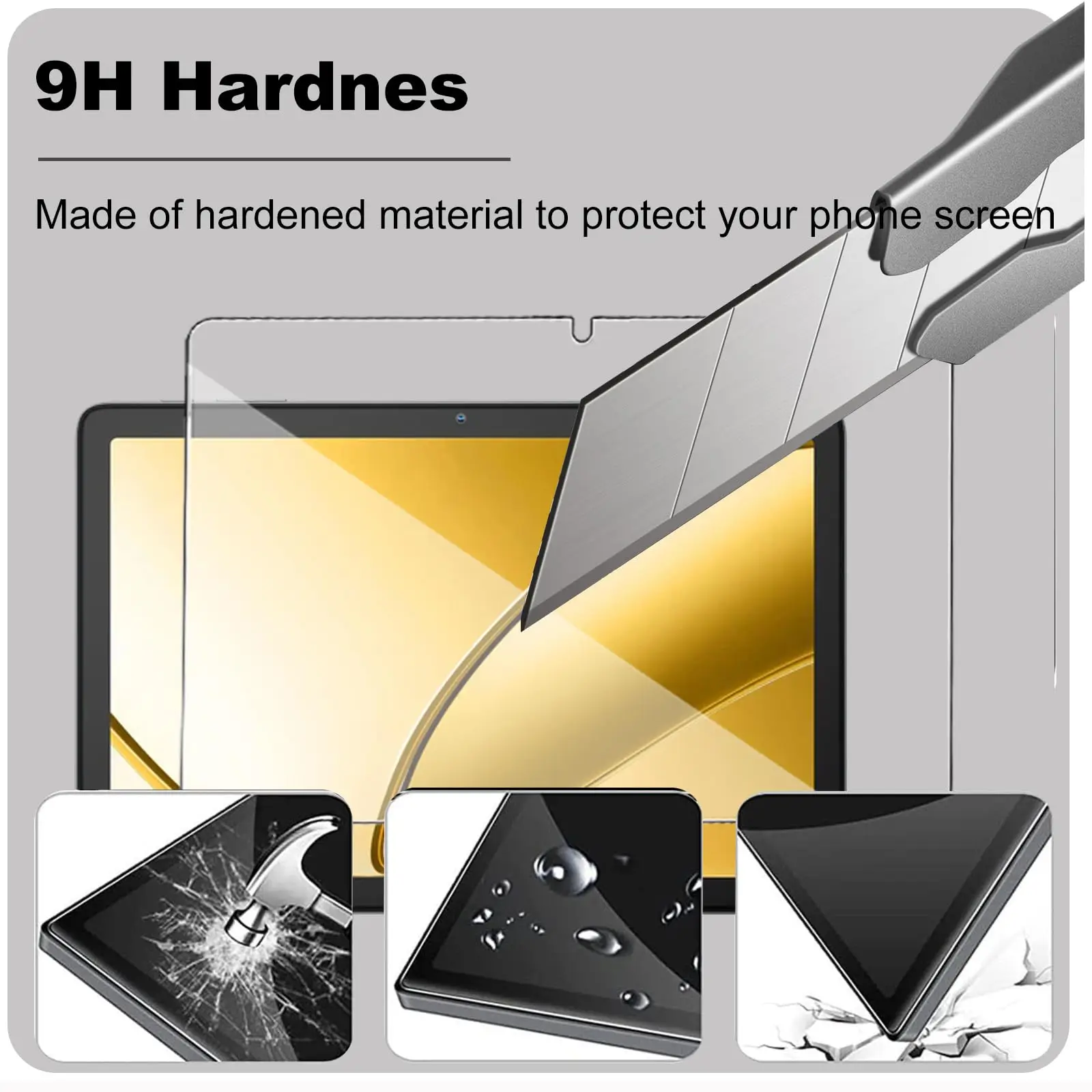 Osłona ekranu do tabletu Blackview Tab 60 WIFI / Blackview Tab 60 Pro / Blackview Tab A6 Kids (10,1 cala) Szkło hartowane Folia — zdjęcie produktu 3