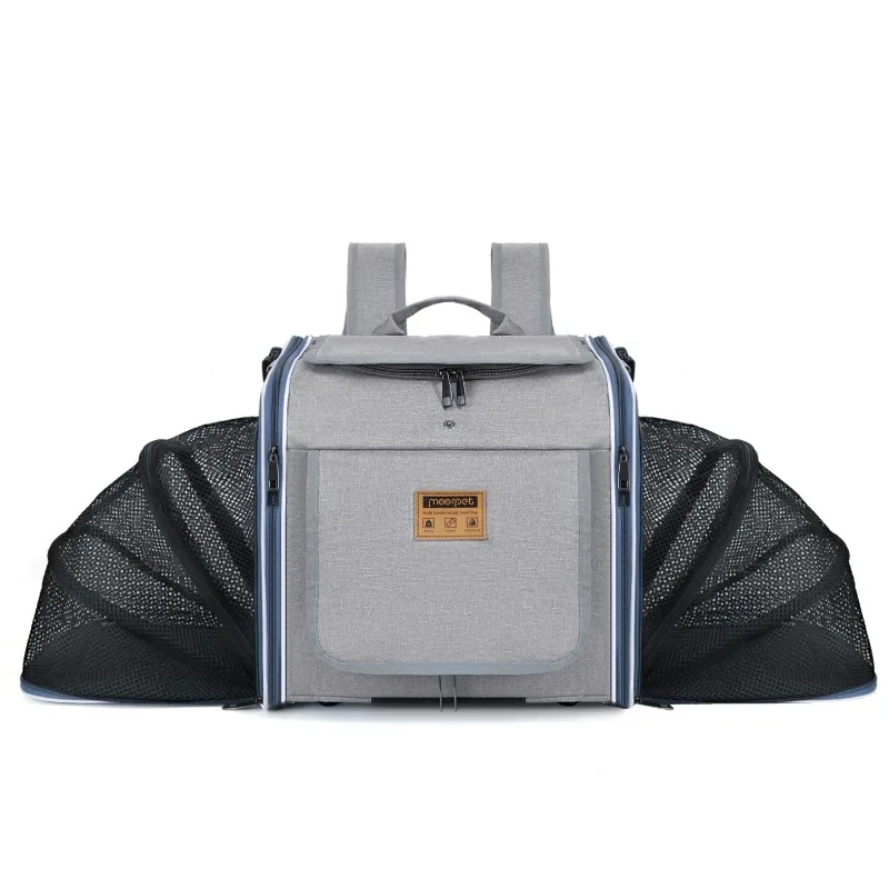 Bolsa de transporte nórdica portátil para gatos y perros, bici-viaje - imagen 3