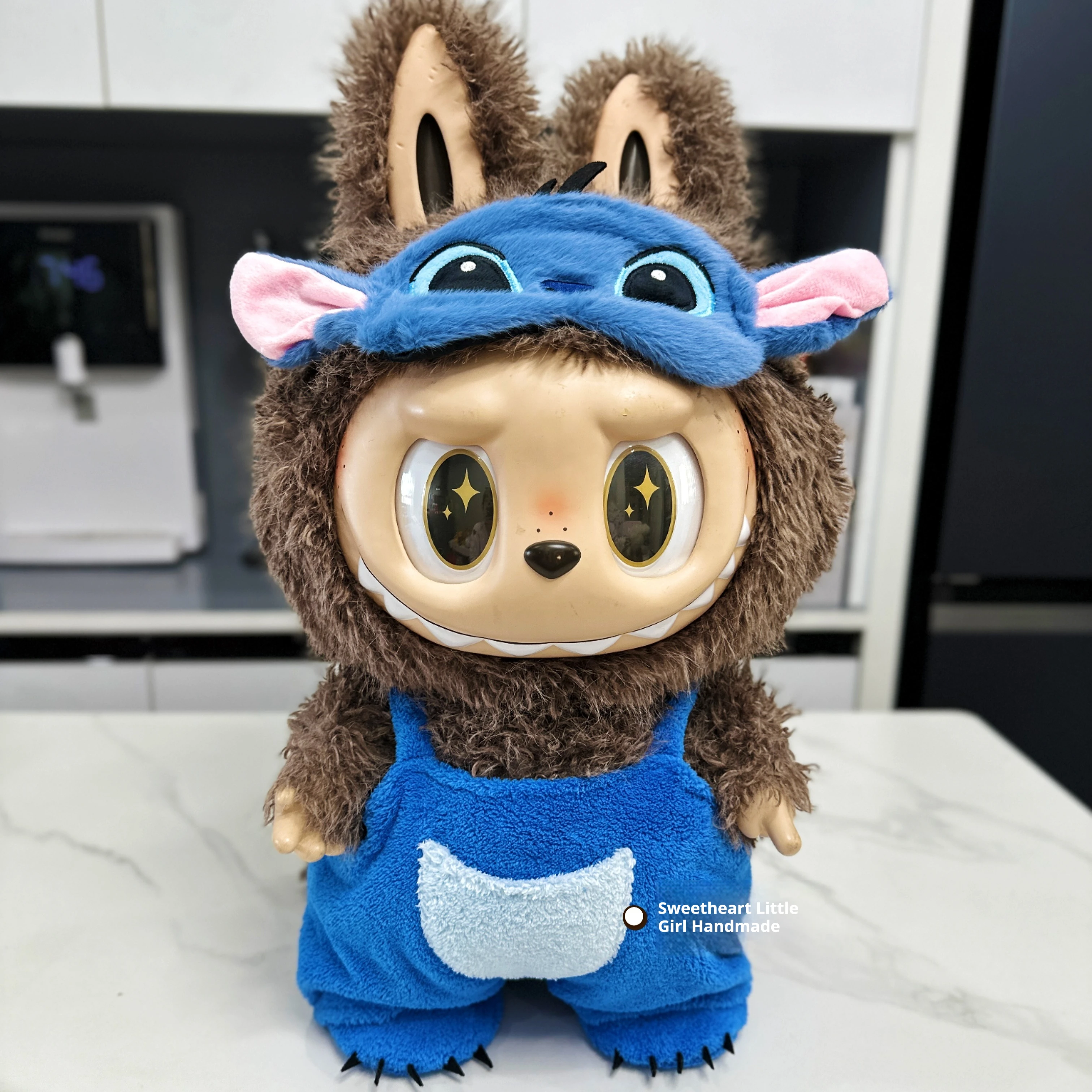 ملابس لطيفة لـ 58 سنتيمتر Labubu Zimomo دمى كبيرة الملابس الكرتون غرزة الملابس مجموعة فستان إكسسوارات دمي مخصص لتقوم بها بنفسك اللعب الهدايا