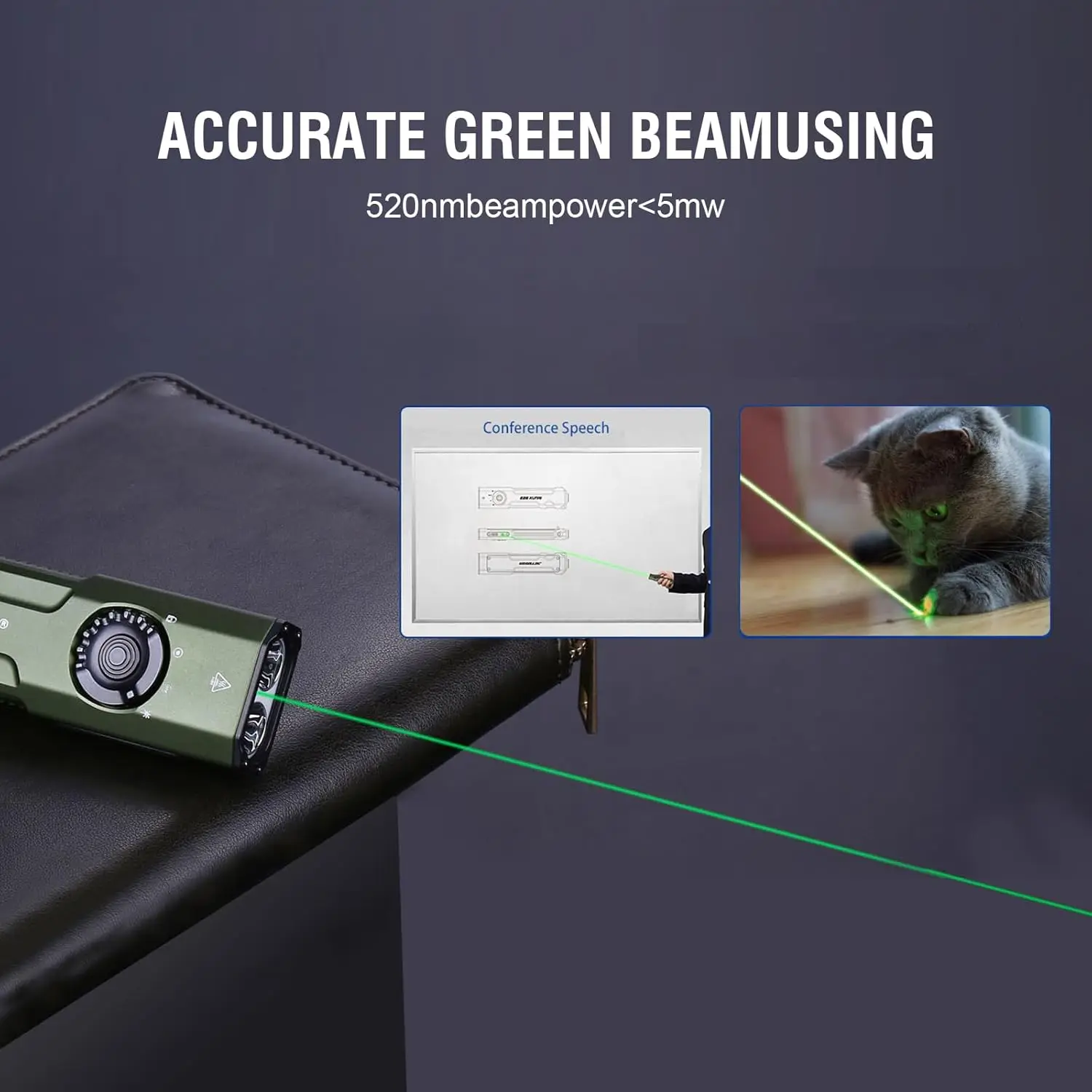 JETBeam E26 UV Kunai SST40 Rechargeable ED Flashlight 4 Constant Brightness Mode Strobe+1300mW UV+Green Beam Combo 2000 Lumens view 4