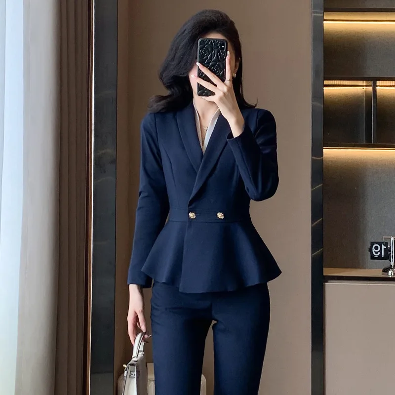 2025Spring and Autumn New Women's Fashionable Suit JacketsOLElegant professional attire, formal casual suit, workwear