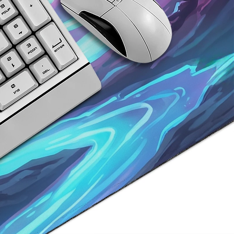 Mouse Pad Moonlit Sakura Valley Gamer printon demand Home New Large Mousepad XXL keyboard pad Soft Non-Slip Office Accessories
