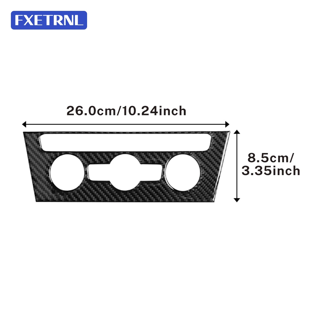 

Real Soft Carbon Fiber For VW Passat B8 B8.5 Estate Variant 2016 2017 2018 2019 LHD RHD Car Central Control AC Trim Sticker