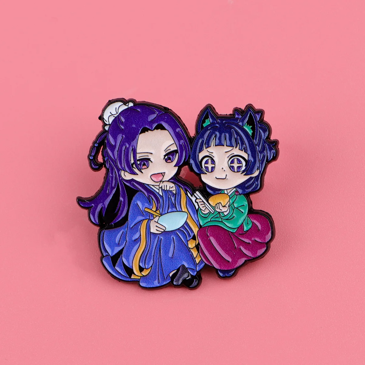 Cartoon Anime Enamel Pins Manga Brooches Badge Cute Girl Lapel Pin Clothes Accessories Fashion Jewelry Birthday Gifts