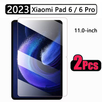 2PCS For Xiaomi Mi Pad 6 11inch 2023 Tempered Glass Tablet Protective 9H For New Mipad 6 Pro 11in Screen Protector Film Cover