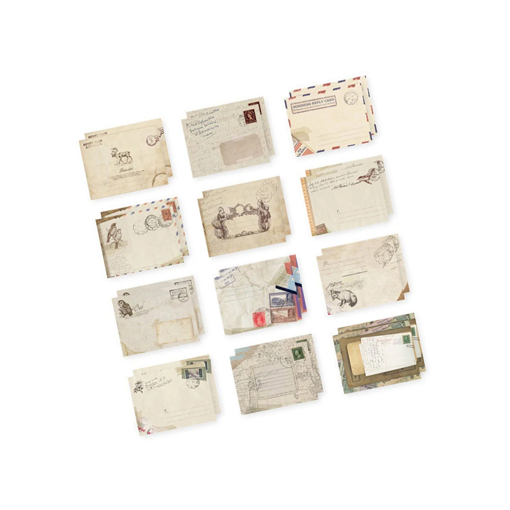 2/3/5 Lightweight And Eco-Friendly Envelopes For All Needs Premium Quality Paper Material Multipurpose Use Vintage Envelope