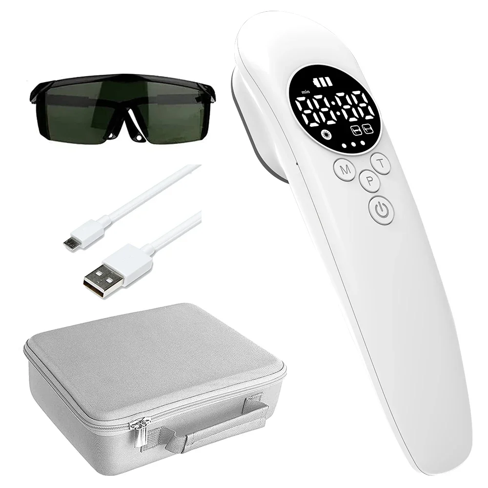 Upgraded 650nm 808nm Handheld Cold Laser Therapy Low Level Laser Therapy For Pain Pets 3X808nm 14X650nm Devices