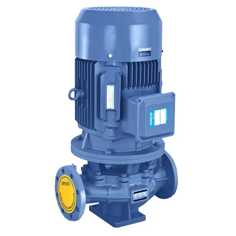 

Vertical Pipeline Pump Three-phase Centrifugal Pump Cooling Tower Booster Industrial Heating Circulation Pump Copper