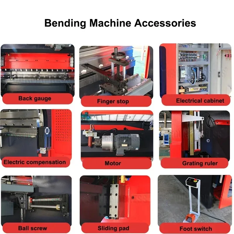 Metal Plate Machine CNC Fully Automatic DA66TSteel Sheet CNC Iron Hydraulic Press Brake Bending Machine