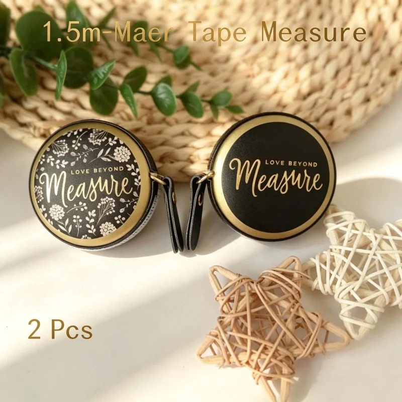 150cm PU Mini Tape Measure Keychain, Portable Tailor Sewing Measuring Tape Ruler, Compact Clothing Body Size Measurement Tool