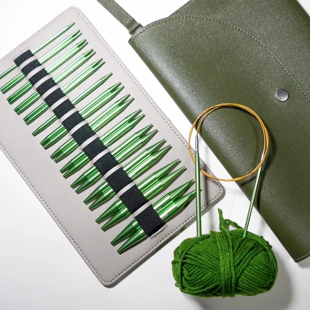 Symphony Crochet Set Bag Ring Needle Crochet Set Color Knitting Needle Removable Ring Needle