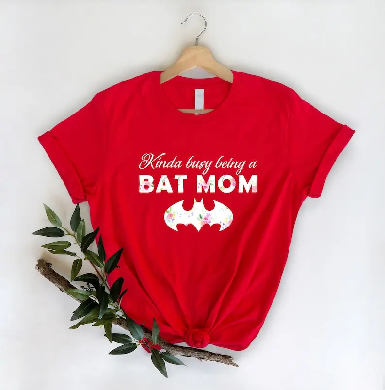 Kinda Busy Being A Bat Shirt Mother Shirt, Mother's Day Shirt, Gift For Mom  Short Sleeve Top Tees O Neck 100% Cotton Streetwear