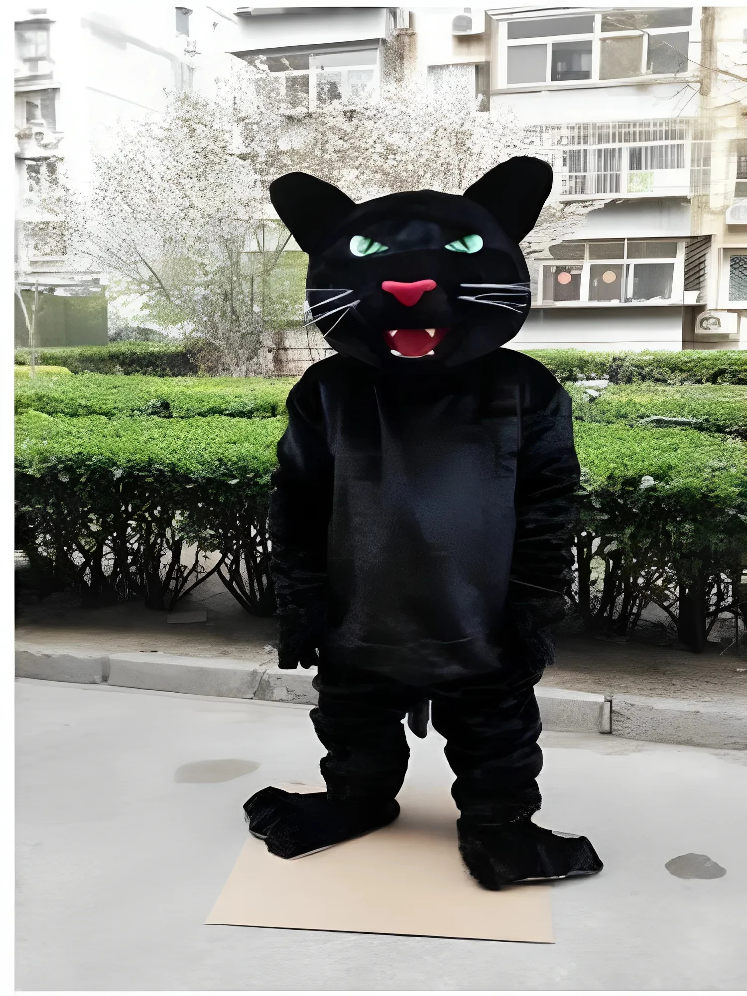 

Panther Mascot Costume Suit Cosplay Costume Party Game Dress Outfit Halloween Adult Cartoon Birthday Character Maskote theme Ani