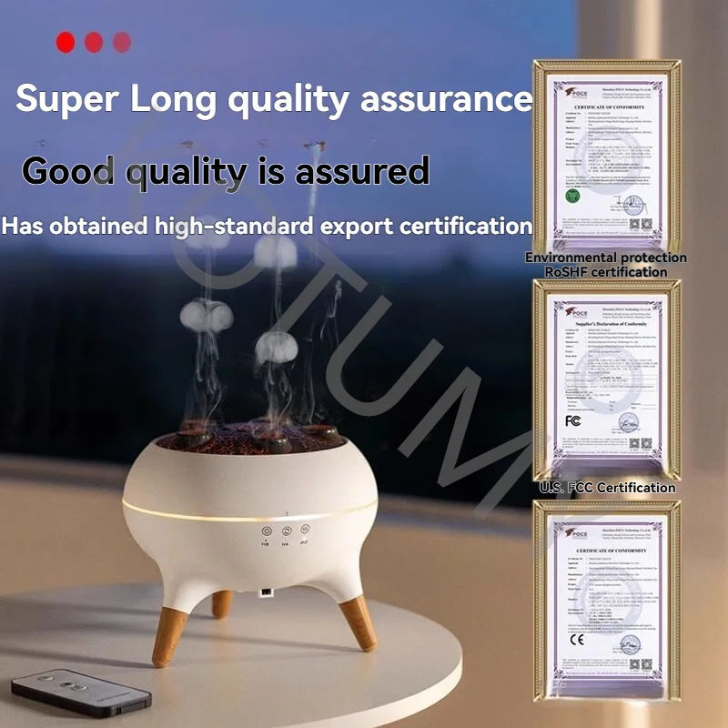 Aromatherapy diffuser, ultrasonic porous atomization humidifier, timed power jellyfish humidifier