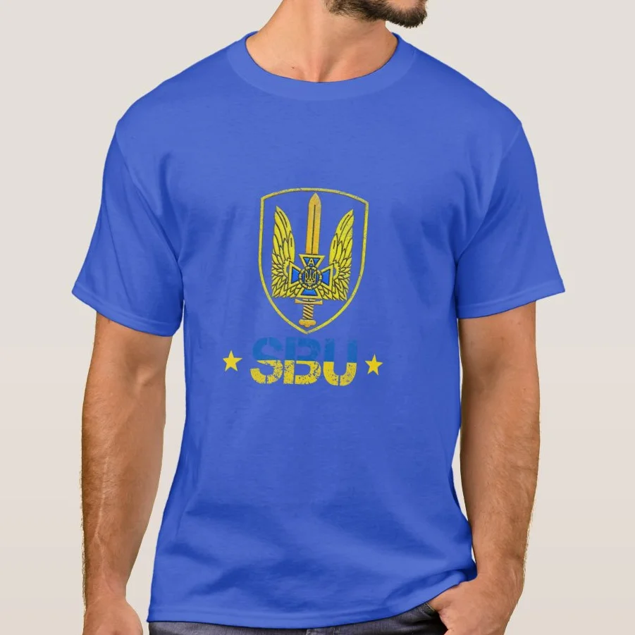 SBU Ukraine Alpha Group Special Forces Spetsnaz T-Shirt. Premium Cotton Short Sleeve O-Neck Mens T Shirt New S-3XL