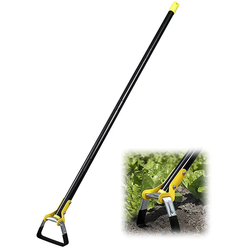 J1UL1N Action Hoe For Weeding Stirrup Hoe Tool For Garden Hula-Ho Scuffle Loop Hoe Garden Weeder Cultivator, Weeding Rake