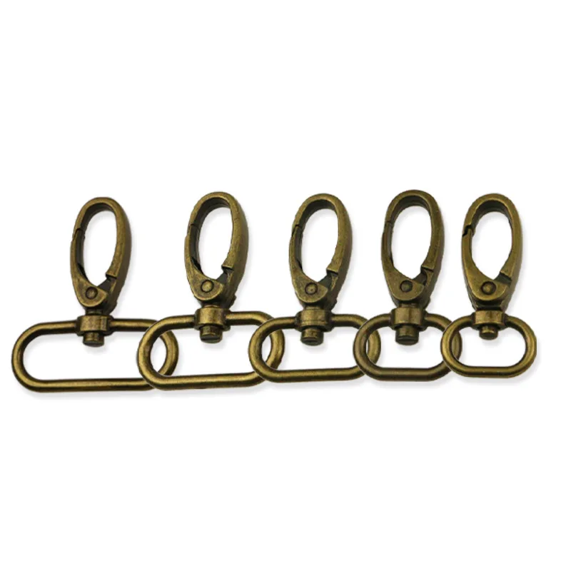 

1 Inch (25mm) Bronze Lobster Swivel Clasps Purse Accessories Silver Snap Hook 40pcs/lot