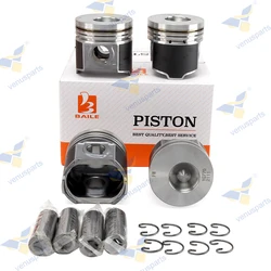V2003 Engine Piston With Pin Lock 4-cylinder For Kubota 1G770-21110