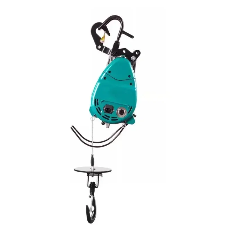 New 220V Upgraded Double-hole Electric Hoist Hanging Wire Rope Portable Lift Crane Construction Site Special Equipment