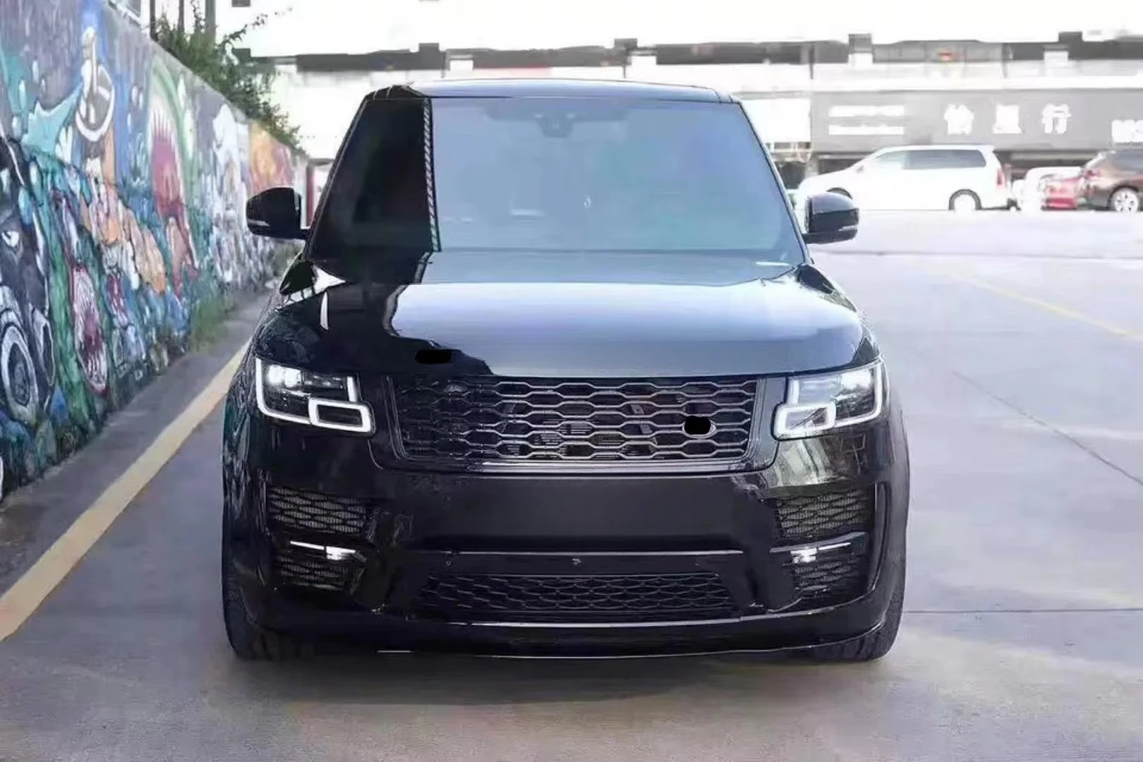 Suitable for  RANGE ROVER 2013-2017 up to 2018+SVO BODY KIT with Bumper Hood Side Vent Grille Headlight Rear Lamp Part