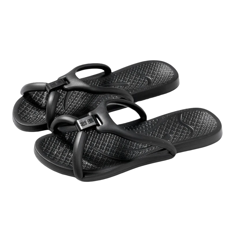 Men Foldable Beach Slippers Couple Business Trip Travel Portable Slides Women Flip-Flops Lightweight Indoor Home Shoes Outdoor