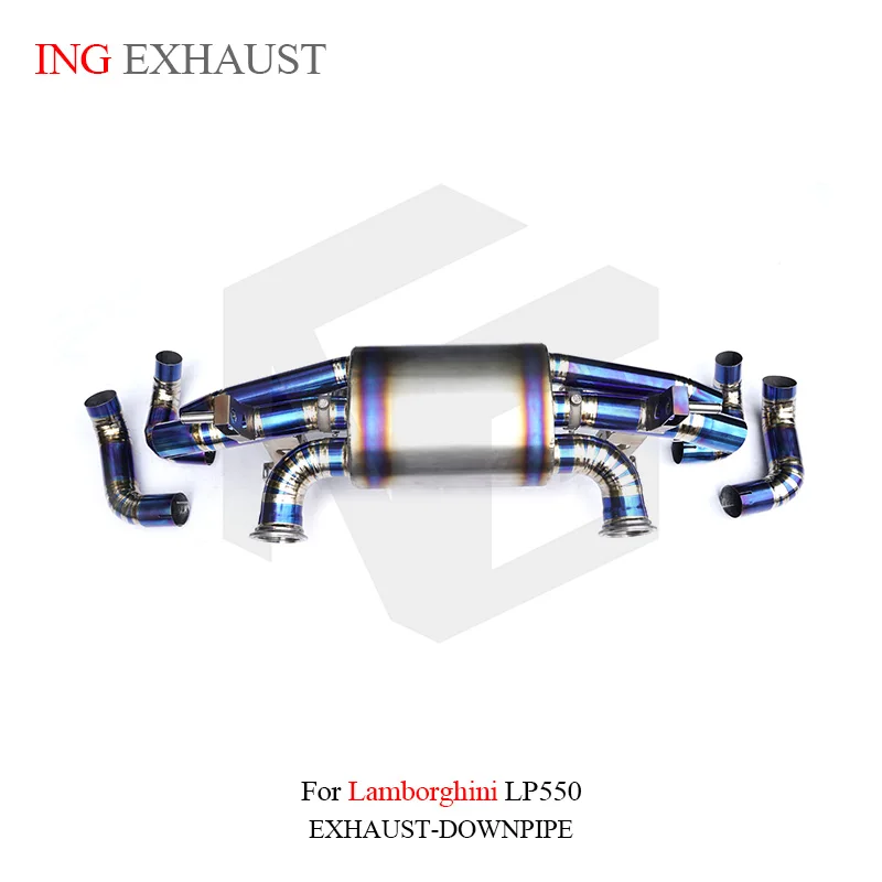 

ING Titanium Alloy Vacuum Valve Catback for Lamborghini Gallardo LP550 lp560 lp570 v10 5.2L DOHC Tube Performance Exhaust System