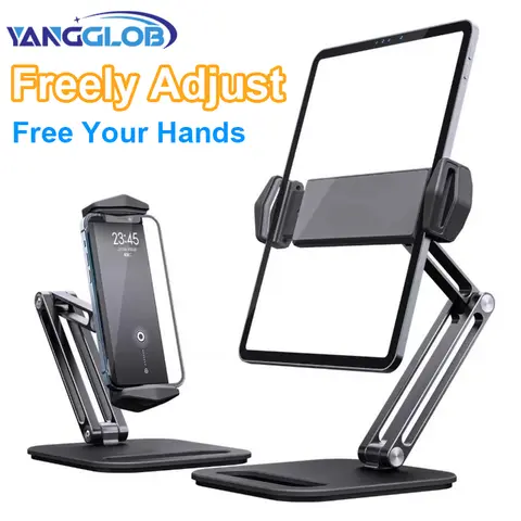 Clipe para tablet no monitor portátil suporte dobrável adequado para IPad Pro Xiaomi Samsung Huawei e Apple Tablet Acessórios