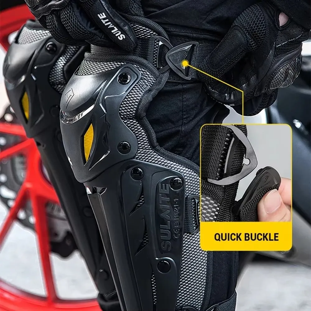 Adjustable Motorcycle Elbow Pads Anti-Fall Widened Side Wing Motorcycle Knee Pads Knee Elbow Pads Motocross Riding