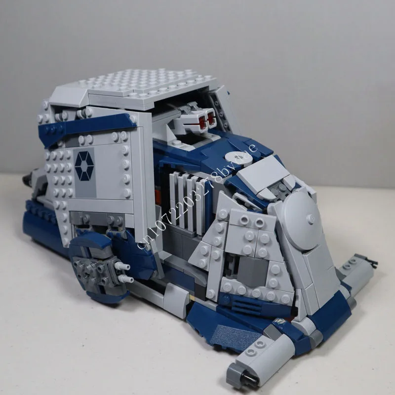 830 PCS Sci-Fi Battle Tank Building Block Assembly Educational Vehicle Model Toy Gift for Adult Holiday Birthday Home Decoration