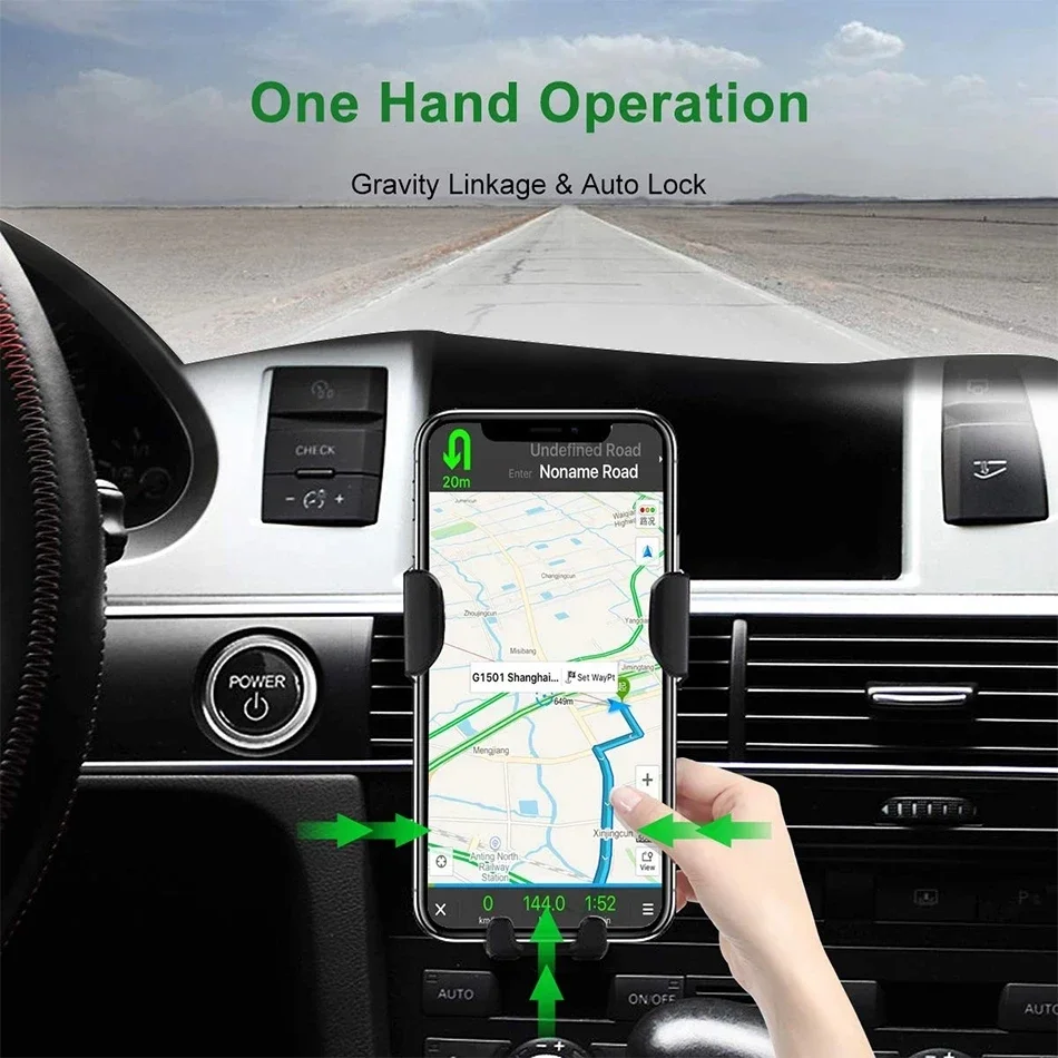 30W Air Vent Wireless Car Charger.Fast charging stand for iPhone15/14/13/12/11 ProMax,Xiaomi,Samsung.Phone holder mount included